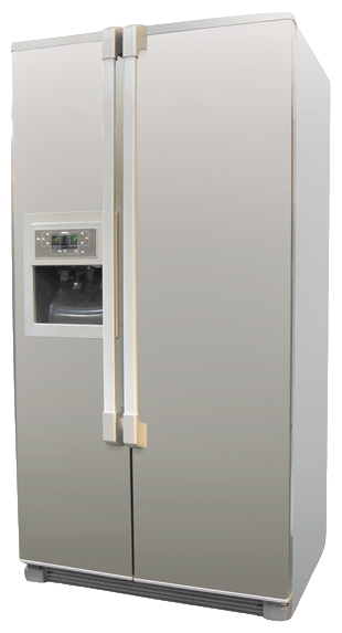 The image of refrigerator under the white background in Belfast